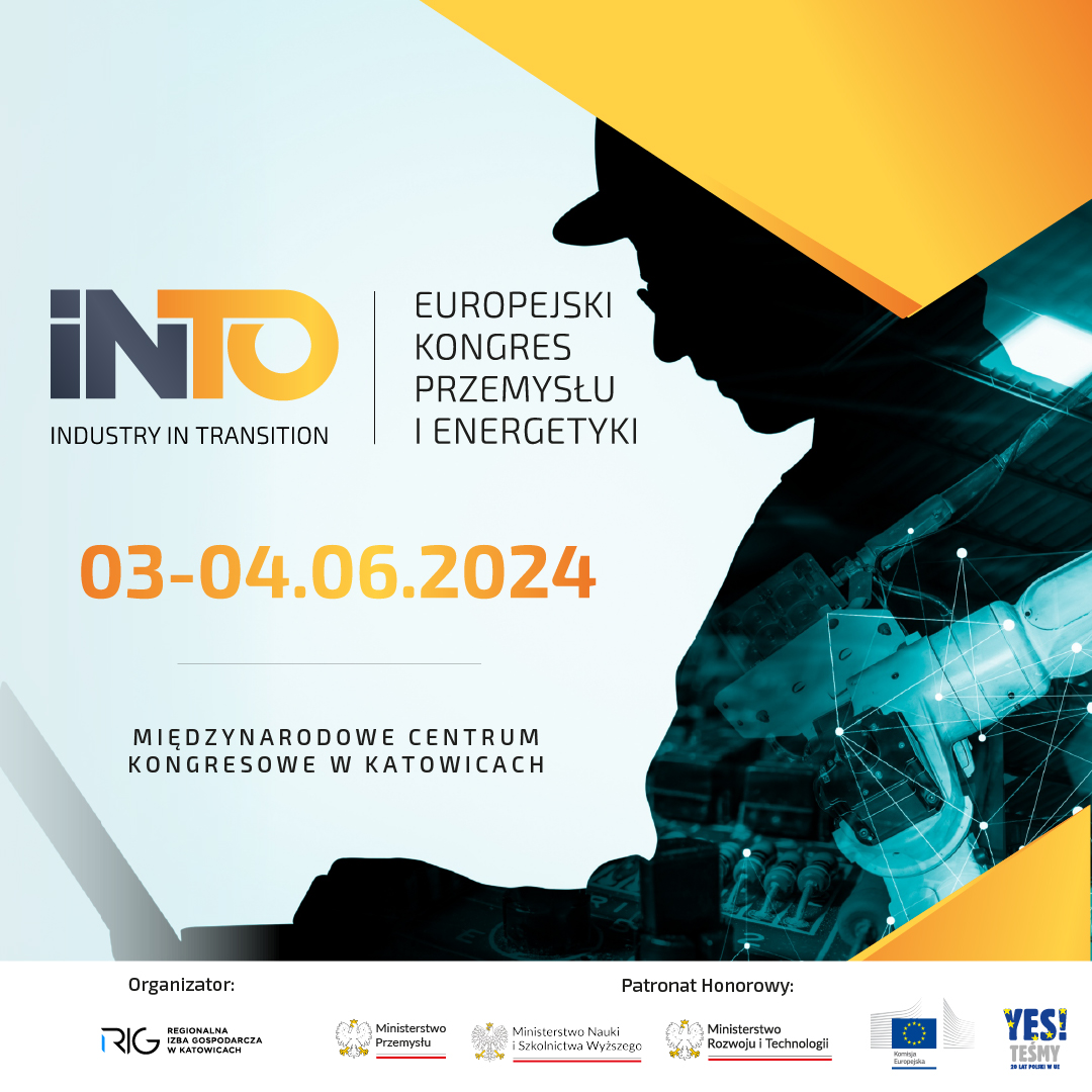 Plakat promujący Europejski Kongres Przemysłu i Energetyki